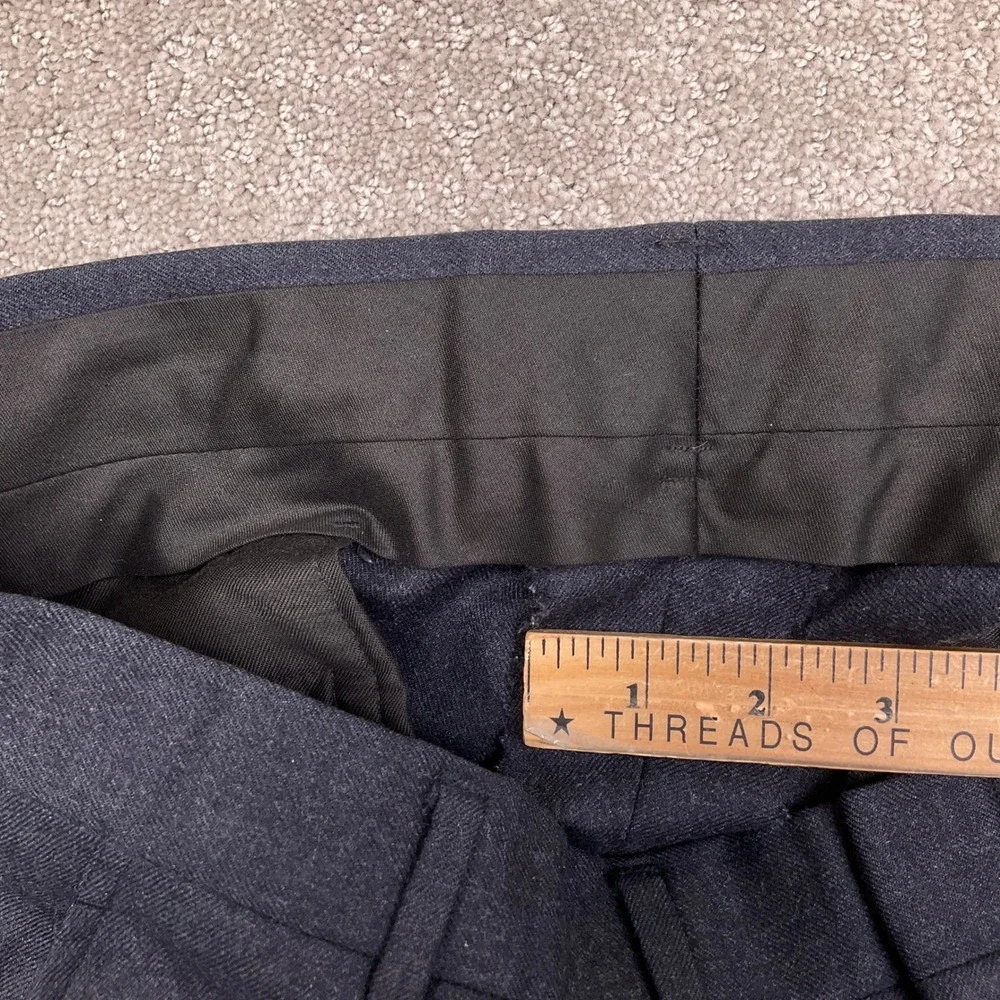 Hart Schaffner Marx Walkers Suit Mens 43R Charcoal‎ Gray 2-Piece Virgin Wool
